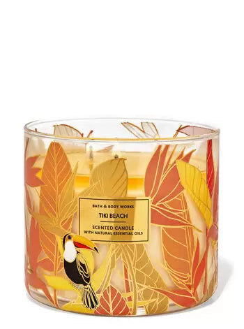 Tiki Beach - 3 wick candle Bath & Body Works