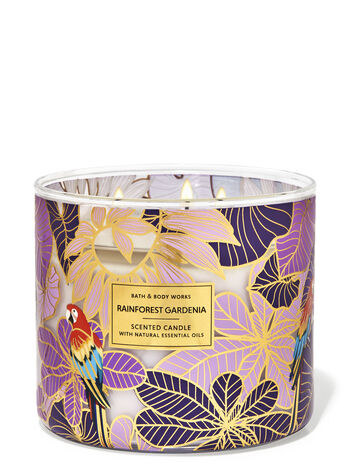 Rainforest Gardenia - 3 wick candle Bath & Boby Works