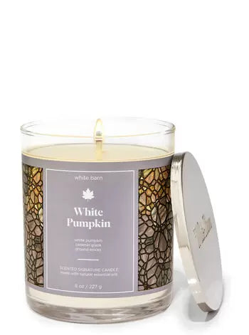 White Pumpkin - 1 wick candle-Bath & Body Works