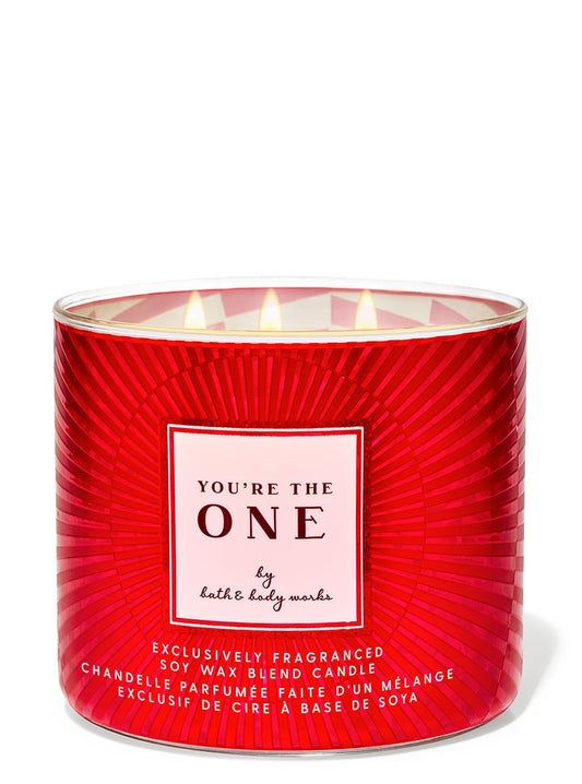 You're The One 3 Wick Candle  - Bath  & Body Works