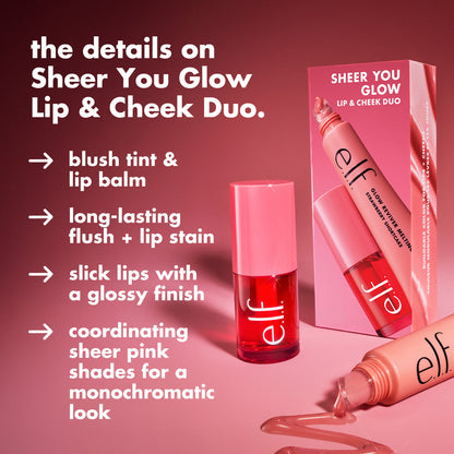Sher You Glow Lip & Cheek Duo - Elf