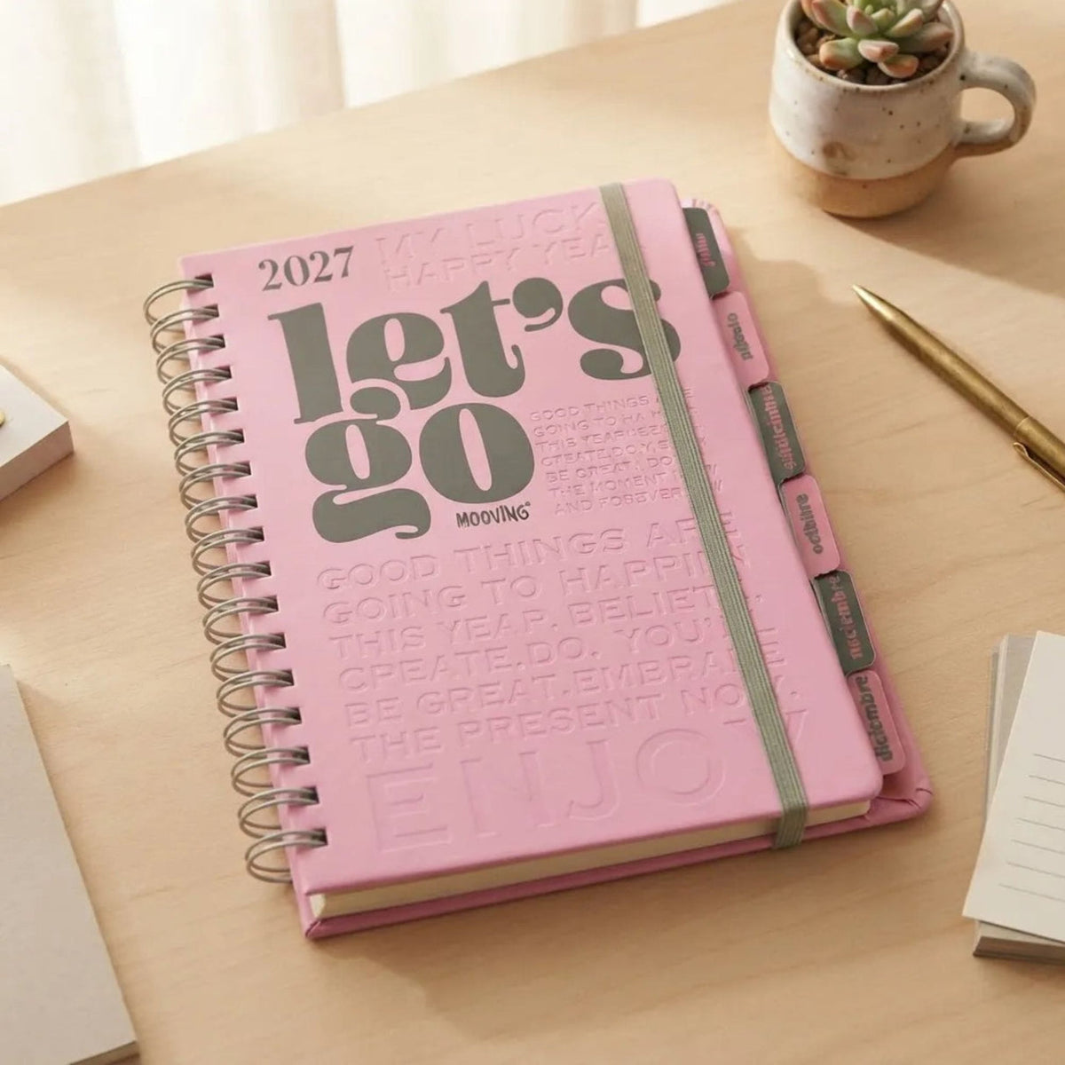 Agenda 2027 Lets Go 16,5×22 cm - Mooving