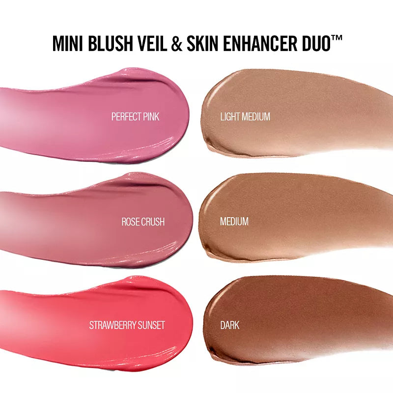 Mini Blush  Veil & Skin Enhancer Duo(Blush & Bronzer - Makeup by Mario