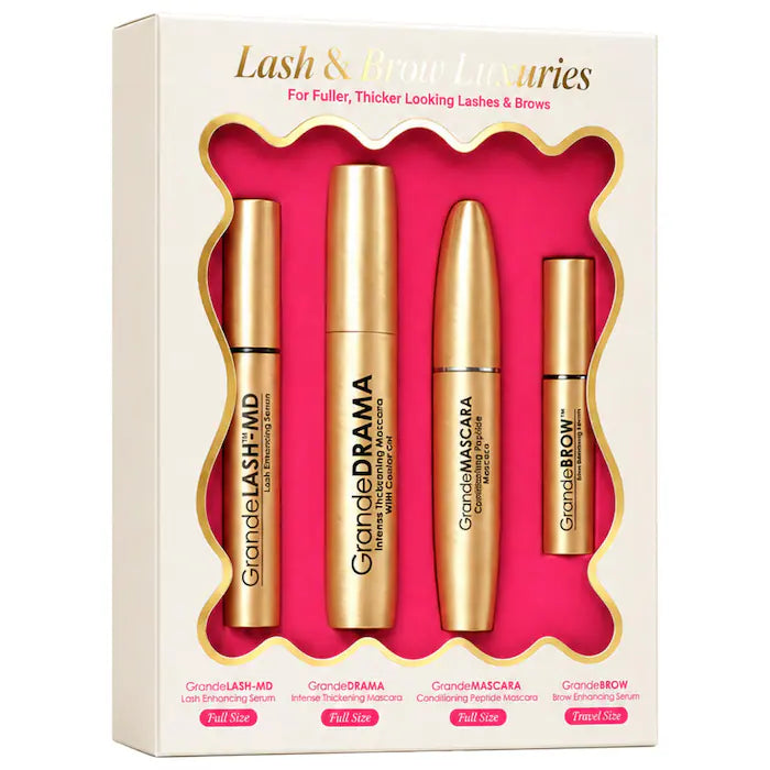 Lash & Brow Luxuries For Fuller,Thicker Looking Lashes & Brows - Grande Cosmetics