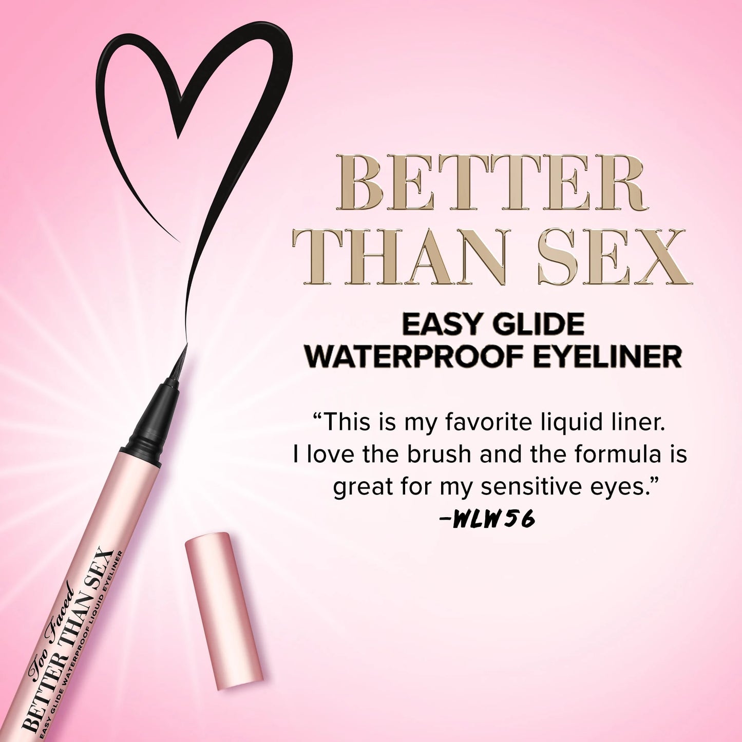 Better Than Sex Waterproof Eyeliner - Too Faced