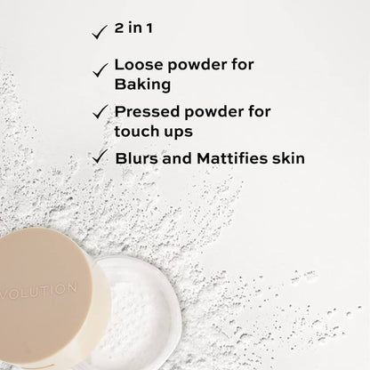 2 In 1 Pressed & Loose Soft Focus Powder - Revolution