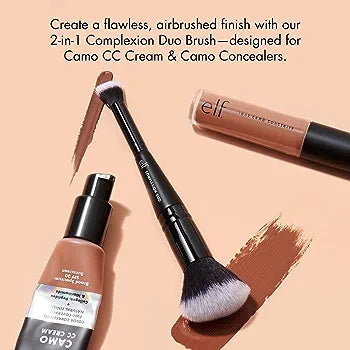 Complexion Duo Double Brush for Foundation & concealer - ELF