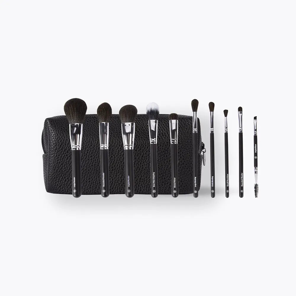 Ultimate Essentials 10 Pieces Face & Eye Brush Set - Bh Cosmetics