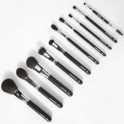 Ultimate Essentials 10 Pieces Face & Eye Brush Set - Bh Cosmetics