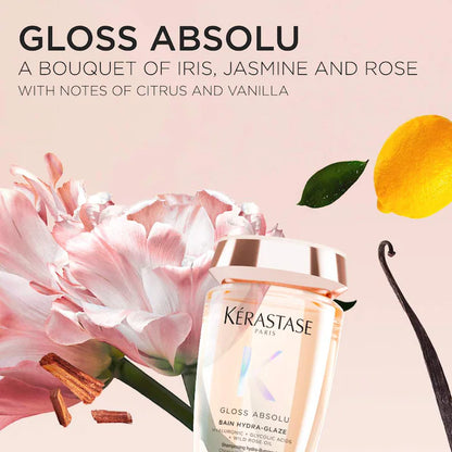 Gloss Absolu High-Shine Anti-Frizz Shampoo for Fine to Medium Hair - a kerastase