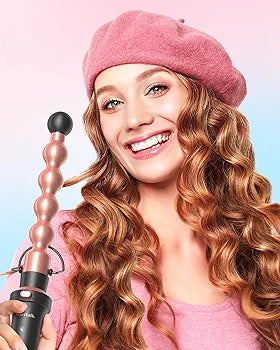 Wavytalk (5 In 1) Profesional Ceramic interchangeable Curling Wand Set