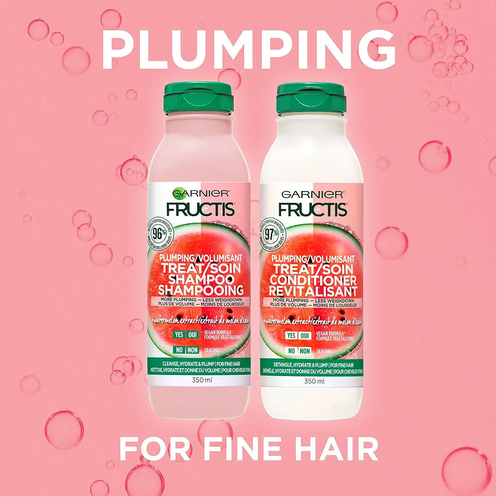 Plumping+Watermelon Hair Treat Conditioner - Garnier Fructis