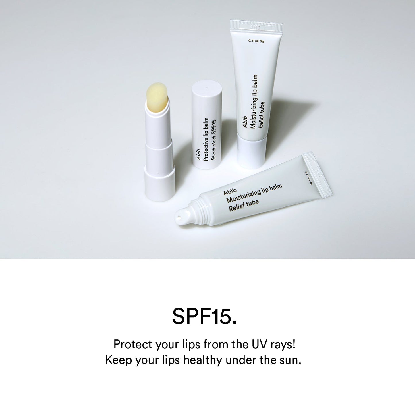 Protective Lip Balm Block Stick Spf 15 - Abib