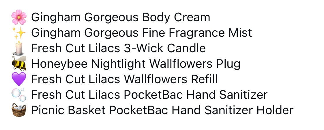 Picnic Basket Gift Set - Bath & Body Works