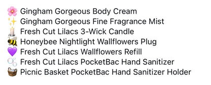 Picnic Basket Gift Set - Bath & Body Works