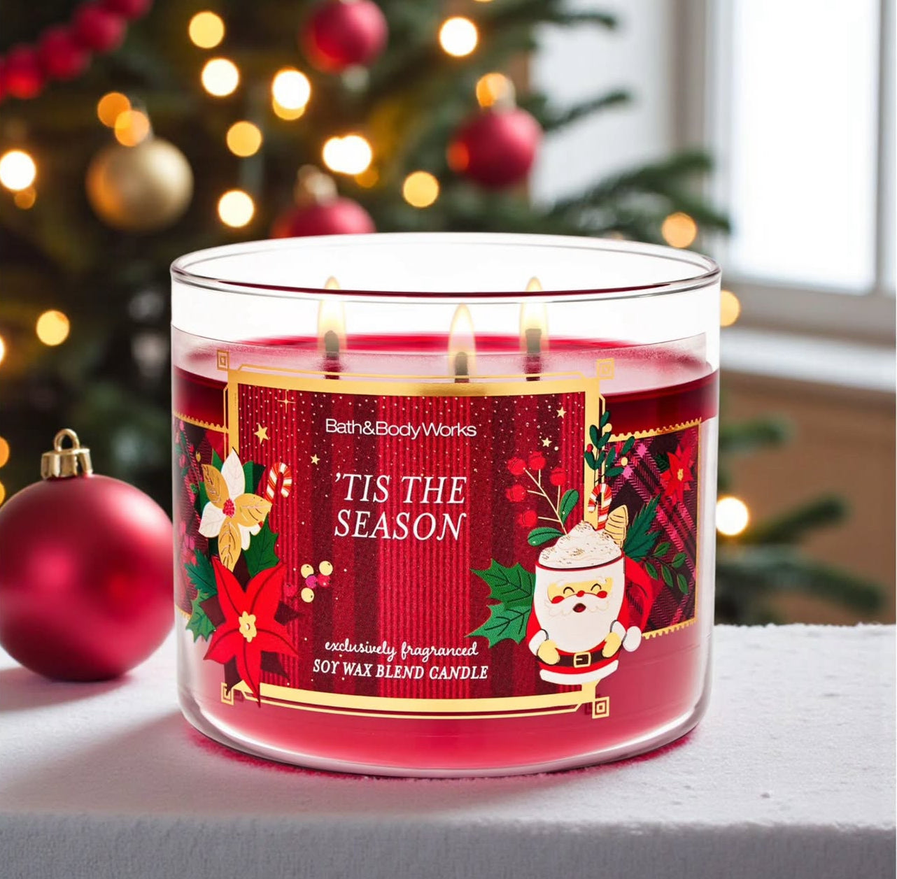 Tis The Season 3-Wick Candle - Bath & Body Works