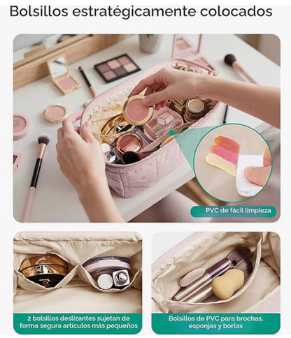 Toiletry puffy makeup bag - Bagsmart