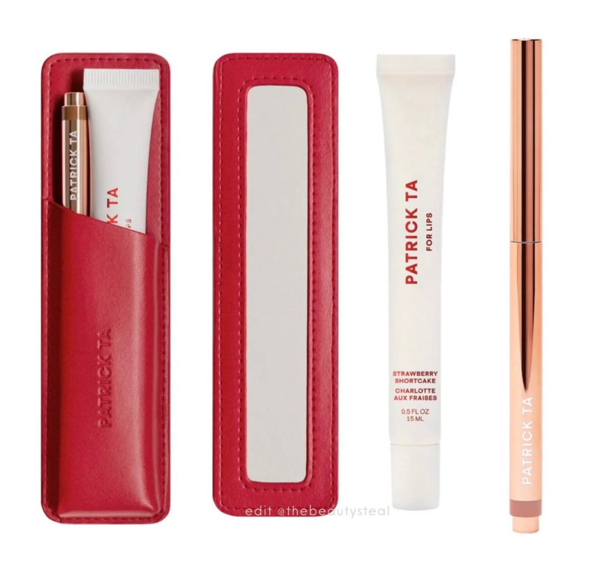 Strawberry Lip Balm Set -  Patrick Ta