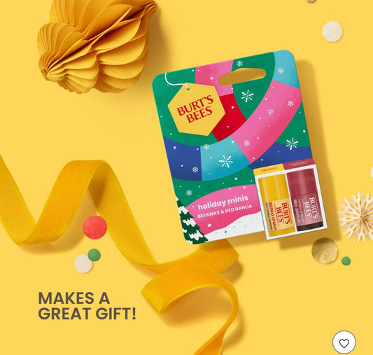 Holiday Minis Lip Balm Gift Set- Burts Bees