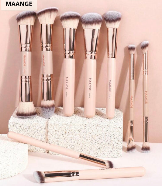 Pro Makeup 9 pcs Brush Set - Maange