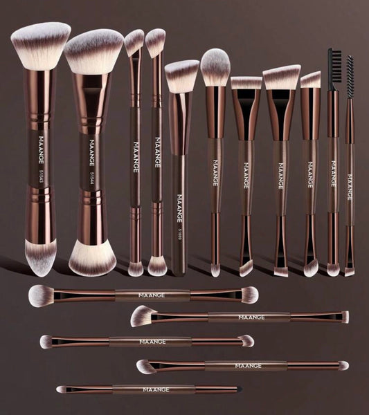 Pro Makeup 16pcs Brush Set - Maange