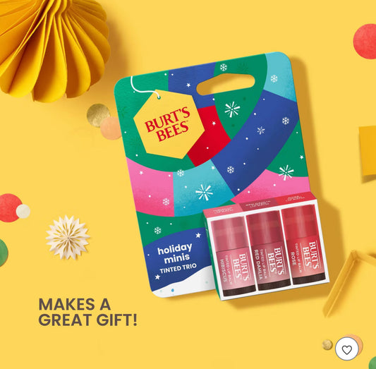 Holiday Minis Tinted Lip Balm Gift Set - Burts Bees