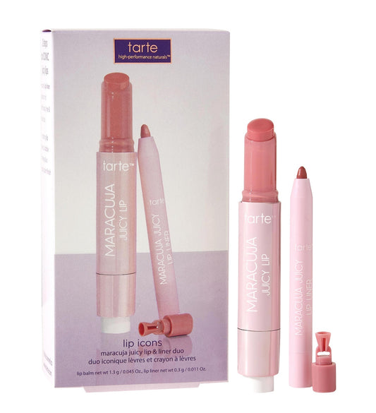 Mini Lip Icons Maracuja Juice Lip & Liner Duo - Tarte
