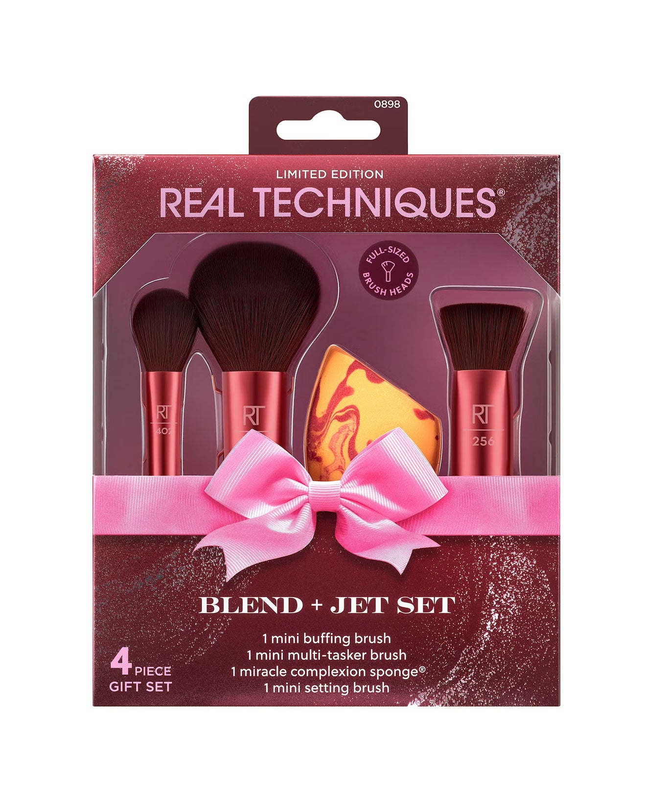 Blend + Jet Set 4pcs Brush Set Limited Edition - Real Techniques