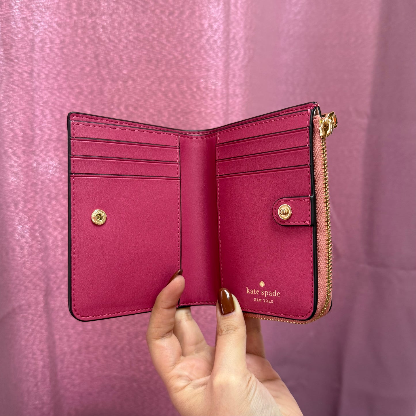 Madison Small L-Zip Wallet - Kate Spade