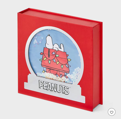Peanuts pack de 2 pares calcetas en caja de globo de nieve