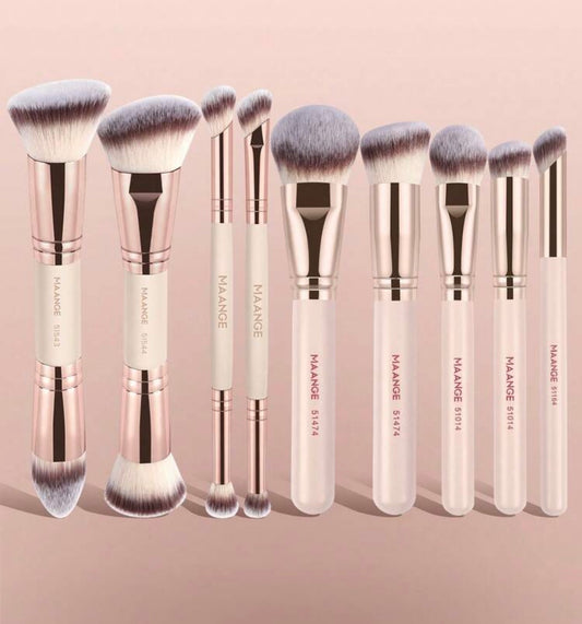 Pro Makeup 9 pcs Brush Set - Maange
