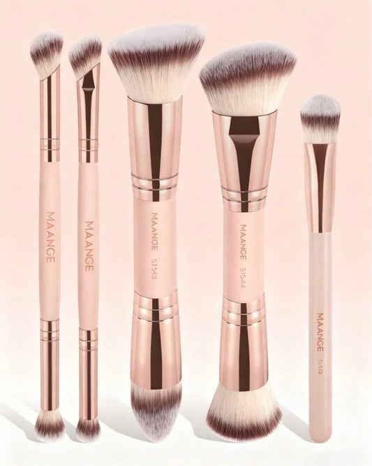 Makeup 5pcs Double-ended Brush Set - Maange