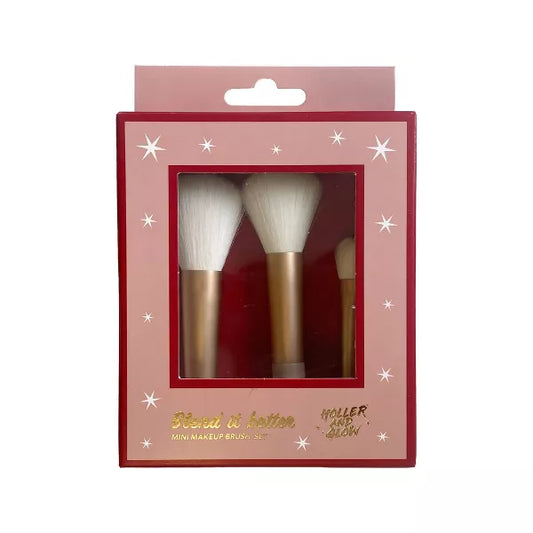 Mini Makeup Brush Set  Holler and Glow- Blend it Better