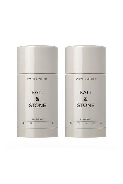 Santal & Vetiver Deodotant Duo - Salt & Stone