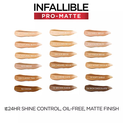 Infallible Pro-Matte Foundation L’Oréal