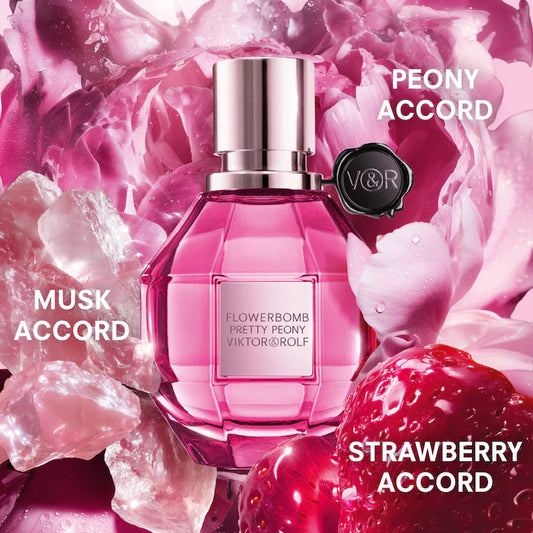 Flowerbomb Pretty Peony Eau De Parfum with Peony & Strawberry - Viktor&Rolf