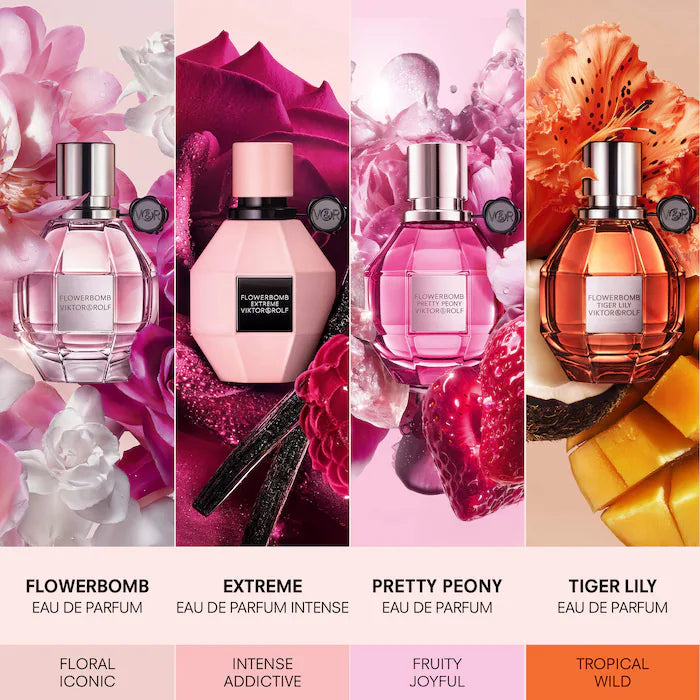 Flowerbomb Pretty Peony Eau De Parfum with Peony & Strawberry - Viktor&Rolf