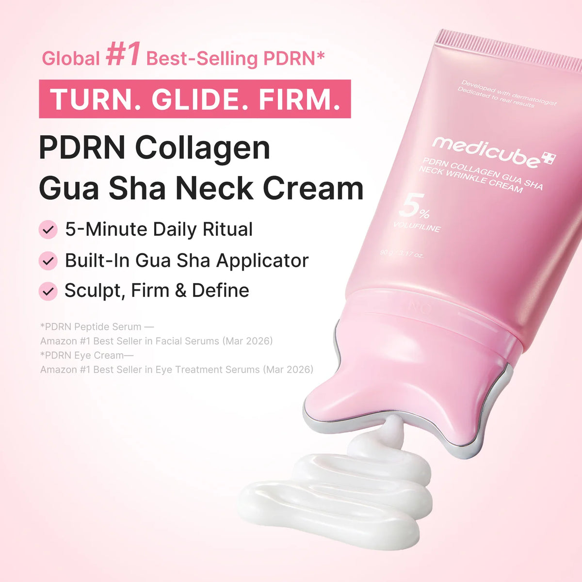 PDRN Collagen Gua Sha Neck Wrinkle Cream- Medicube
