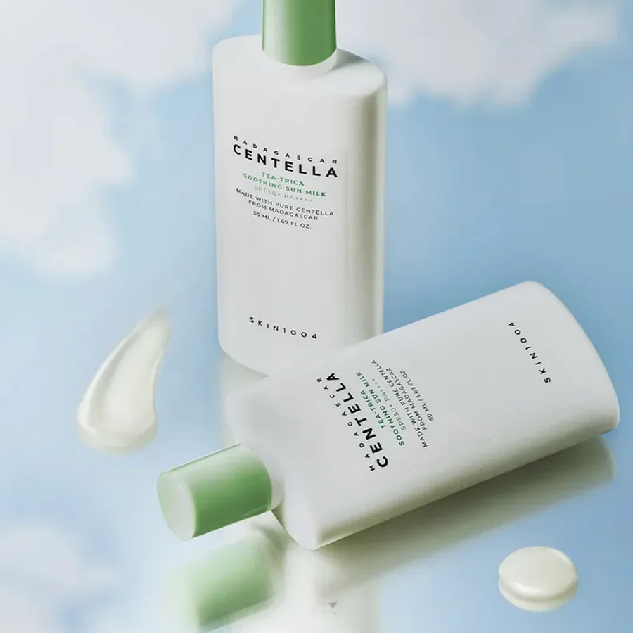 Madagascar Centella Tea-Trica Soothing Sun Milk 50ml SPF50+ PA++++ - Skin1004