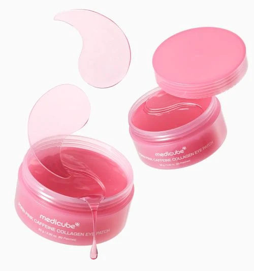PDRN Pink Caffeine Collagen Eye Patch - Medicube