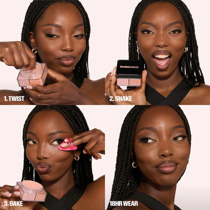 Easy Bake Loose Powder Brightening + Correcting Duo - Huda Beauty