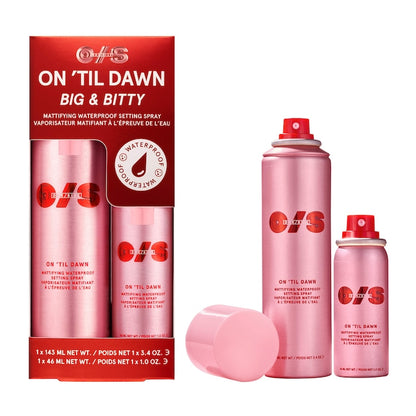 On 'Til Dawn Mattifying Waterproof Setting Spray Big & Bitty Duo - One Size