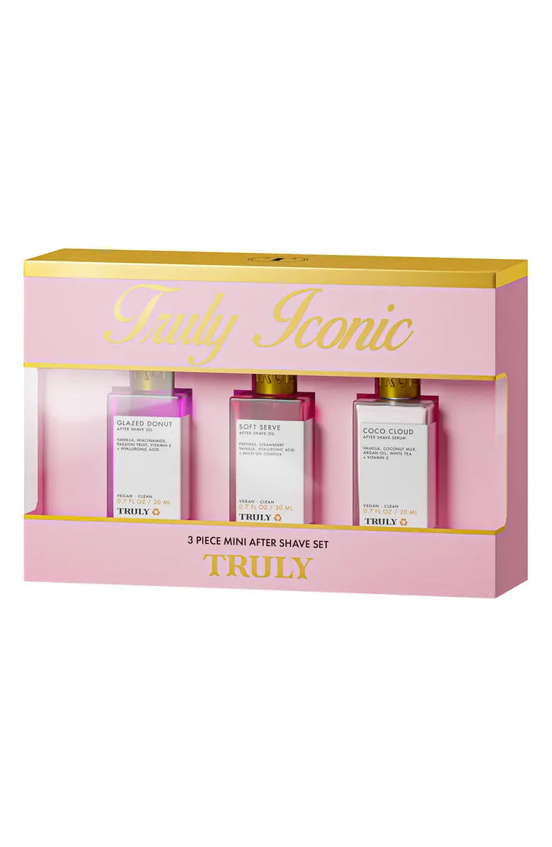 Truly Iconic 3pcs Mini After Shave Set - Truly