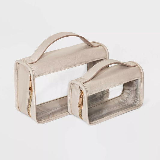 Clear Travel Pouch Duo - A New Day