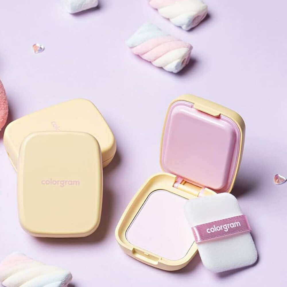 Sebum Retouching Blur Pact Powder - Colorgram