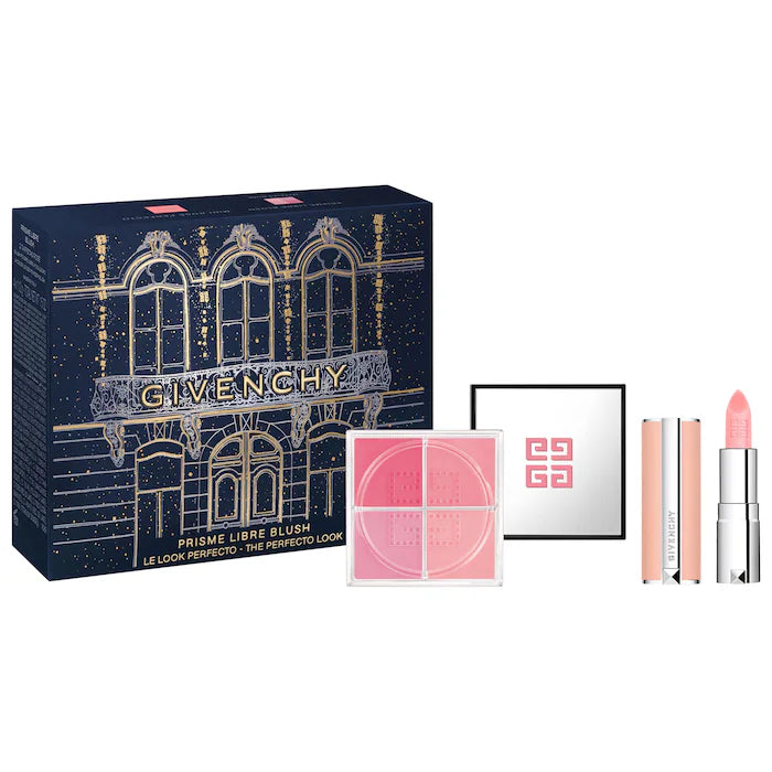 The Prisme Libre Blush & Perfecto Mini Lip Balm Set - Givenchy