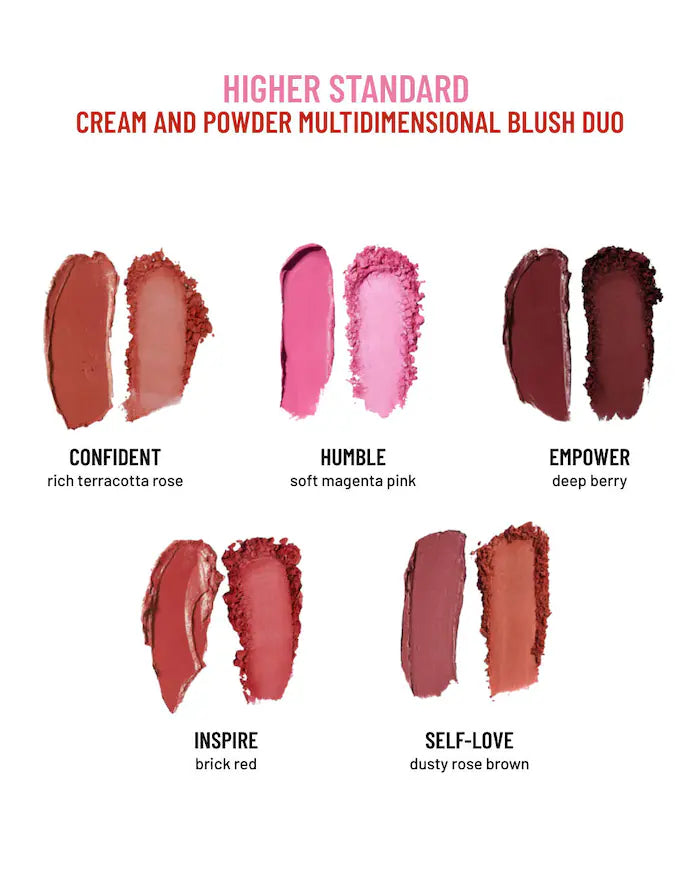 Higher Standard Cream and Powder Multidimensional Blush Duo - Lys Beauty