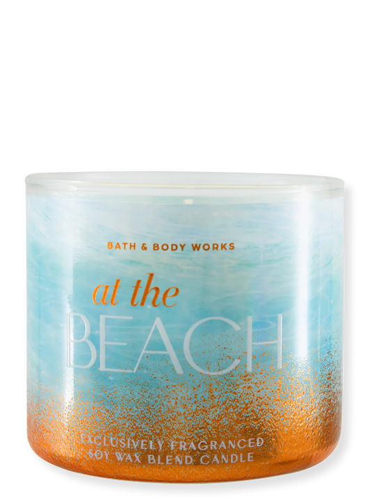 At The Beach 3 Wick Candle - Bath & Body Works