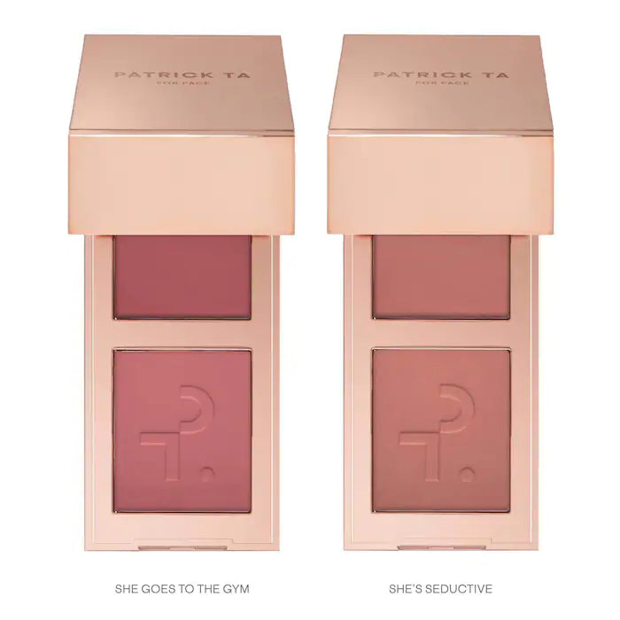 Mini Must-Have Major Headlines Double-Take Crème & Powder Blush Duo Set - Patrick Ta