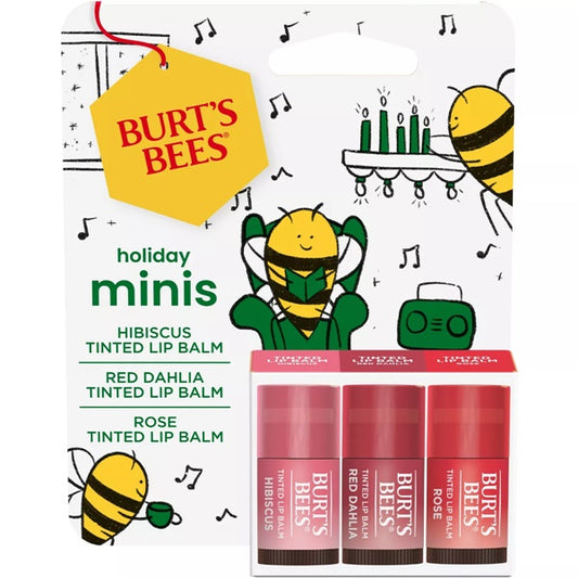 Holiday Minis Tinted Lip Balm Gift Set - Burts Bees